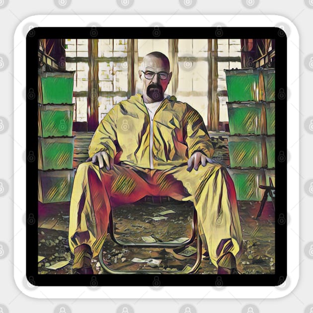 Walter White Sticker by YAZERU